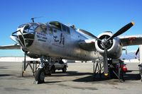 N9856C @ KCNO - Sitting outside Aero Trader on a hot Chino afternoon - by Nick Taylor Photography