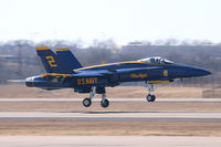 163106 @ AFW - Blue Angel #2 at Alliance Airport, Fort Worth, TX - by Zane Adams