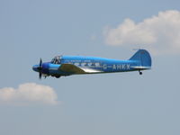 G-AHKX - G-AHKX seen in flight at Old Warden - by Lee Mullins