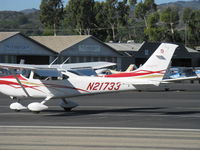 N21733 @ SZP - 2007 Cessna T182T TURBO SKYLANE, Lycoming TIO-540-AK1A 235 Hp, landing roll Rwy 22 - by Doug Robertson