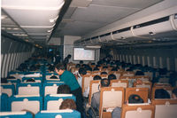 JA8102 @ EHAM - Japan Air Lines Economy class cabin. - by Henk Geerlings