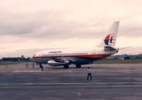 9M-MBL @ MYY - Malaysia , B737 at Miri  , Aug '88 - by Henk Geerlings