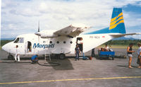 PK-NCX @ SWQ - Merpati Aviocar, arrival at Sumbawa - by Henk Geerlings