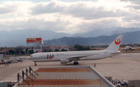 JA8365 @ MYJ - JAL , B767 at Matsuyama Airport , dec '90 - by Henk Geerlings