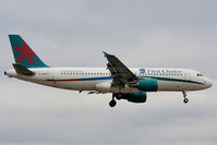 G-OOPT @ EGCC - First Choice A320 on approach for RW05L - by Chris Hall