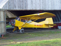 G-AHAU @ X9AN - Resident Autocrat outside gliding club hangar - by Manxman