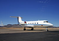 N30PR @ E38 - While talking with the pilot, I found that N30PR is a Gulfstream II/SP. - by Doug Duncan