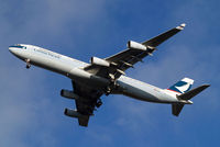 B-HXJ @ EGLL - Airbus A340-313X [227] (Cathay Pacific Airways) Home~G 18/01/2011. - by Ray Barber