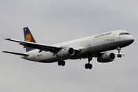 D-AISB @ EGCC - Lufthansa A321 on approach for RW05L - by Chris Hall