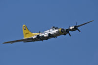 N3701G @ FTW - B-17G Chuckie departing the Vintage Flying Museum for her new home at the Military Aviation Museum in Virginia.