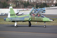 N538TC @ KBFI - Seen in a primer condition is this T-38A, which is a new addition to the Boeing chase plane fleet. - by Joe G. Walker