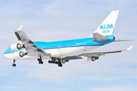 PH-BFM @ KORD - KLM Boeing 747-406BC, KLM47 arriving from EHAM (Amsterdam Schiphol) RWY 28 approach KORD. - by Mark Kalfas