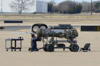 65-10369 @ AFW - A little ramp maintenance? At Alliance Airport - Fort Worth, TX