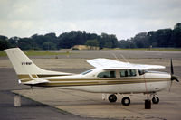 VH-WMP @ STN - Cessna 210M Centurion staging through Stansted in the Summer of 1979. - by Peter Nicholson