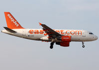 G-EZEF @ LSGG - Landing rwy 05 - by Shunn311