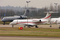 A6-FLO @ EGGW - Embraer Legacy at Luton - by Terry Fletcher