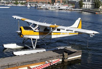 N17598 @ 0W0 - Moored at one of Lake Union's two seaplane bases - by Duncan Kirk