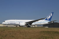 N787BX @ PAE - Taking off for another flight test - by Duncan Kirk