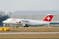 HB-IXT @ EGCC - Swiss European Air Lines - by Chris Hall