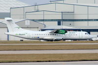 EI-REI @ EGCC - Aer Arran ATR-72 in the latest colour scheme - by Chris Hall