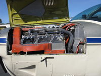 N36PC @ SZP - 1979 Beech A36 BONANZA Machen Turbo Lycoming TIO-540-J conversion 350 Hp, chromed valve covers & custom bump cowl - by Doug Robertson