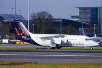 OO-DJT @ EGCC - Brussels Airlines - by Chris Hall