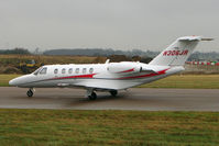 N306JR @ EGGW - 2006 Cessna 525A, c/n: 525A0306 taxying in at Luton - by Terry Fletcher