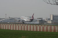 A7-ACL @ EBBR - Flight QR941 is landing on RWY 25L - by Daniel Vanderauwera