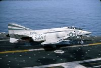 152291 - This was 2291's last cruise aboard the USS Coral Sea with VF-154. She was flown to NAS Barbers on a last flight where she stood gate guard duty for years with a sprinkler hitting it and birds nesting in it. It was taken on charge by the NMNA in 99 and iss - by Ewa Marine
