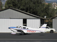 N16497 @ SZP - 1973 Piper PA-28-235 CHEROKEE CHARGER, Lycoming O-540-D4B5 235 Hp, taxi - by Doug Robertson