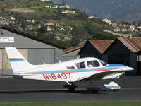 N16497 @ SZP - 1973 Piper PA-28-235 CHEROKEE CHARGER, Lycoming O-540-D4B5 235 Hp, takeoff roll Rwy 04 - by Doug Robertson