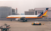 JA8375 @ RJTT - Japan Air System - JAS - by Henk Geerlings