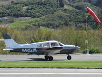 N400JW @ SZP - 1974 Piper PA-28-180, Lycoming O&VO-360 180 Hp, taxi to Rwy 04 along transient overflow parking ramp - by Doug Robertson