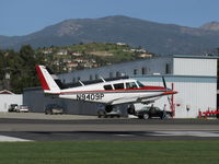 N9409P @ SZP - 1970 Piper PA-24-260TC Turbo COMANCHE C, Lycoming TIO-540-N1A5 260 Hp, landing Rwy 04. The c/n puts this as a 1970 build, c/n 24-4901 to 24-4950 built in 1970. - by Doug Robertson