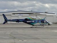 N226LL @ L67 - Parked in Air Methods Mercy Air helipad area - by Helicopterfriend