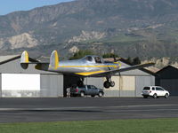 N99711 @ SZP - 1946 ERCO Ercoupe 415-D, Continental O-200 100 Hp upgrade, landing Rwy 04 - by Doug Robertson