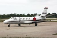 N345QS @ MGN - Parked @ Harbor Springs Airport (MGN) - by Mel II