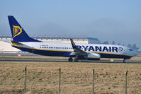 EI-ENB @ EINN - New aircraft for Ryanair taxiing for departure - by Robert Kearney