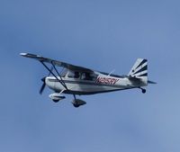 N215RV - Seen flying South over Ocean Beach Pier, San Diego, California. - by Nathan Margo