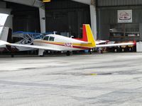 N3Z @ CCB - Parked under the roof at Foothill Sales & Service - by Helicopterfriend