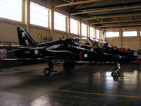 XX345 @ EGXP - inside the RAFAT hangar at RAF Scampton - by Chris Hall