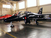 XX345 @ EGXP - inside the RAFAT hangar at RAF Scampton - by Chris Hall