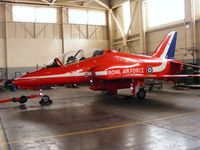 XX179 @ EGXP - inside the RAFAT hangar at RAF Scampton - by Chris Hall