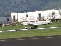 N8099N @ POC - Touching down on runway 26L - by Helicopterfriend