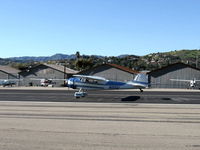N95U @ SZP - 1951 Cessna 195A BUSINESSLINER, Jacobs R755A-2 275 Hp, takeoff Runway 22 - by Doug Robertson