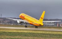 G-BMRA @ EGGW - DHL operate several flights a day through Luton mainly A.300 so B.757's are less common. - by Hertsman