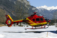OE-XSH @ LOIW - 'Heli 1' departing for yet another mission n the nearby ski slopes. - by Joop de Groot