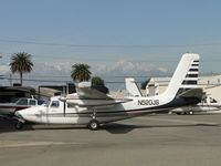 N520JS @ CNO - Parked near the hanger - by Helicopterfriend