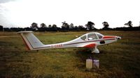 G-CHAR @ EGTB - One of the first of many Grob 109s to appear on the british register (scanned print)