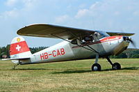 HB-CAB @ EDBT - Cessna 140 [10119] Schaffen-Diest~OO 17/08/2002. - by Ray Barber